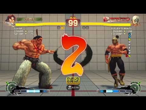 SSF4 AE PC - GianSP (T. Hawk) vs ELFUERTE BRAZIL (El Fuerte) - 720p HD