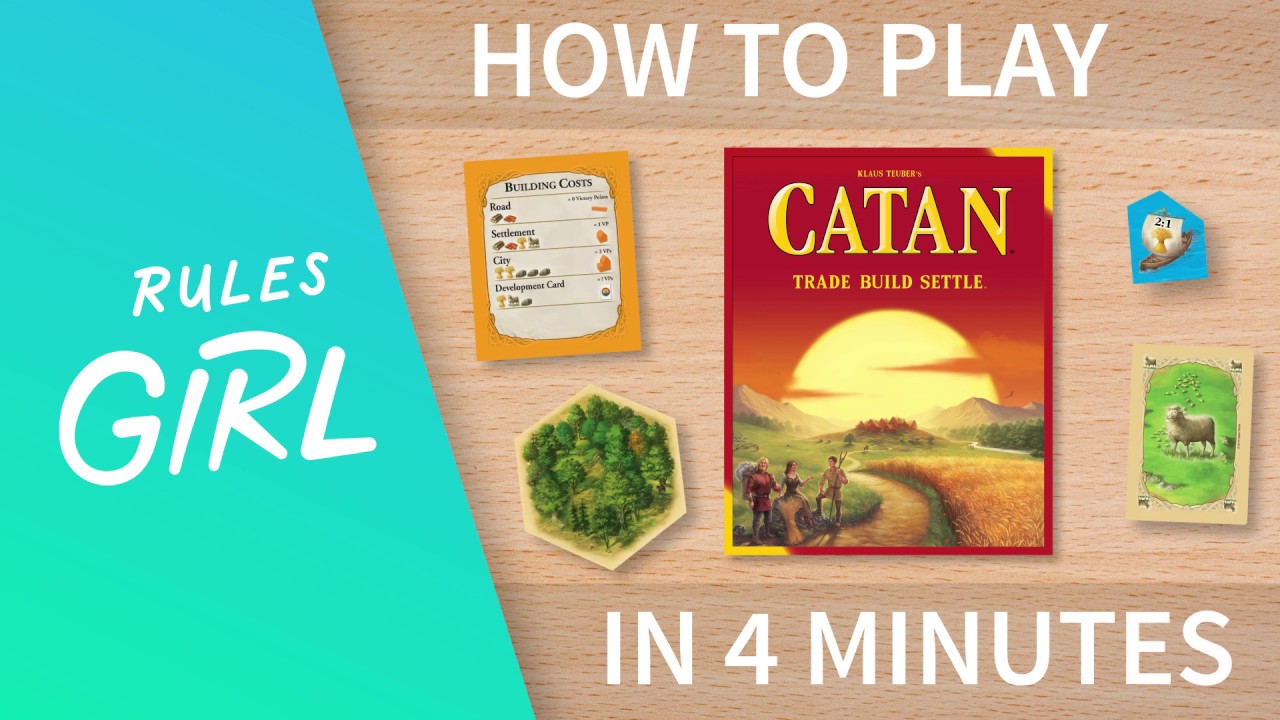 How to Play Catan in 4 Minutes - Rules Girl
