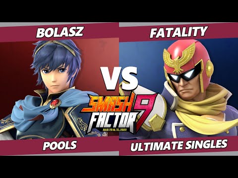 Smash Factor 9 - Fatality (Captain Falcon) Vs. Bolasz (Marth) SSBU Ultimate Tournament