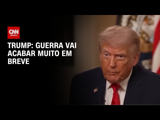 Guerra vai acabar muito em breve, diz Trump | BASTIDORES CNN