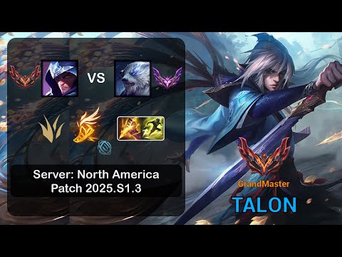Talon Jungle vs Volibear - NA GrandMaster - Patch 25.S1.3