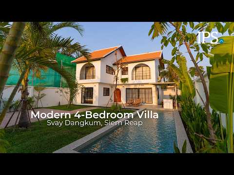 4 Bedroom Villa For Rent - Svay Dangkum, Siem Reap thumbnail