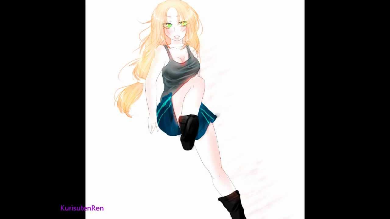 [SAI] Drawing a high kick girl