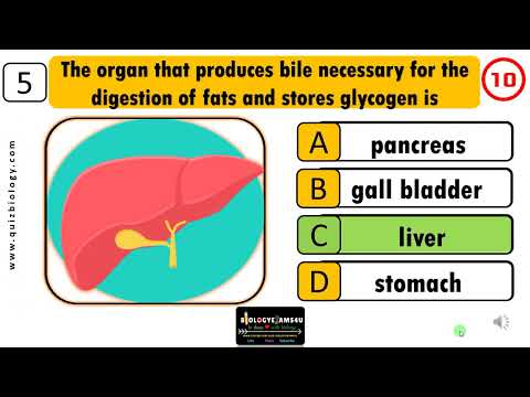 Digestive System Trivia Quiz | Human Physiology Quiz | Digestive System Quiz -Parts and Function