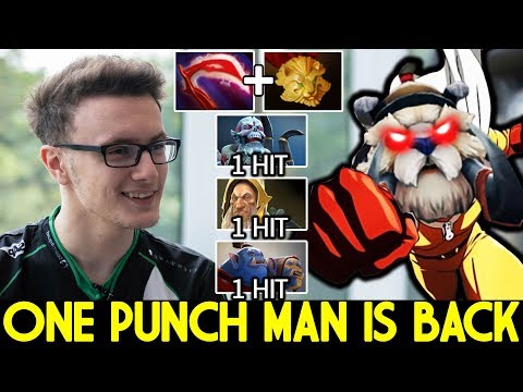 MIRACLE [Tusk] One Punch Man is Back One Hit Kill Destroy Battle Cup 7.22 Dota 2
