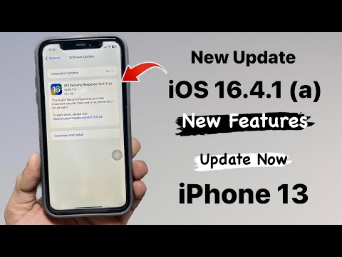 New Update iOS 16.4.1 (a) Security Response is Out - New Features on iPhone 13