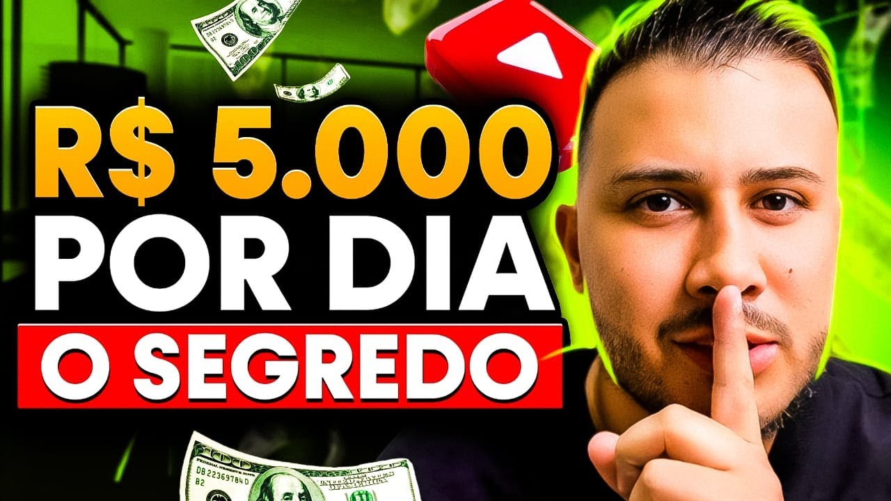 ELE CONTOU O QUE FAZ PARA LUCRAR R$5.000 POR DIA COM SEU CANAL DARK (FICOU FÁCIL, É SÓ FAZER ISSO!)