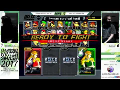 MWS2017 - MIOM | Kirbykaze vs. Subzero - Melee Singles Bracket