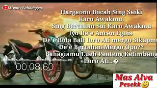 Download lagu Story wa baper bangett #03 Versi sonic 150R mp3