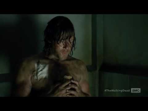 daryl in the cell 7x03 clip the walking dead