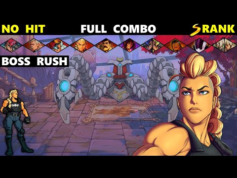 Streets of Rage 4 Boss Rush Full Combo Estel