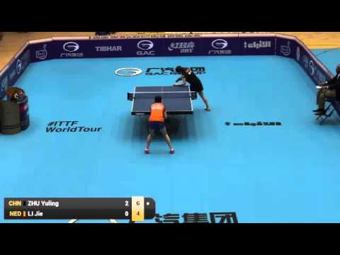 2015 KUWAIT OPEN WS R2 ZHU Yuling CHN vs LI Jie NED
