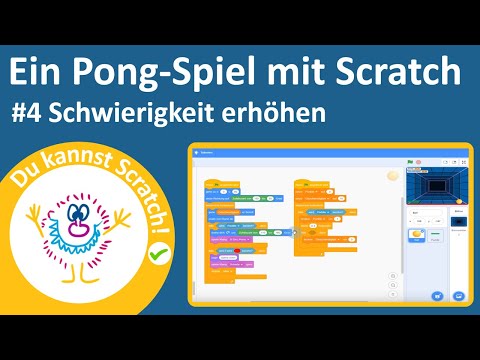 Ein Pong-Spiel mit Scratch programmieren #4 – Schwierigkeit erhöhen