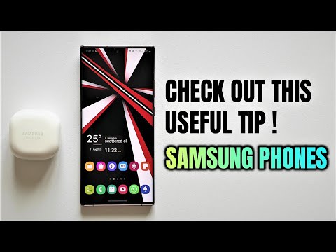 Useful tip for Samsung phone users - One UI 3.1/3.0/2.5/2.0