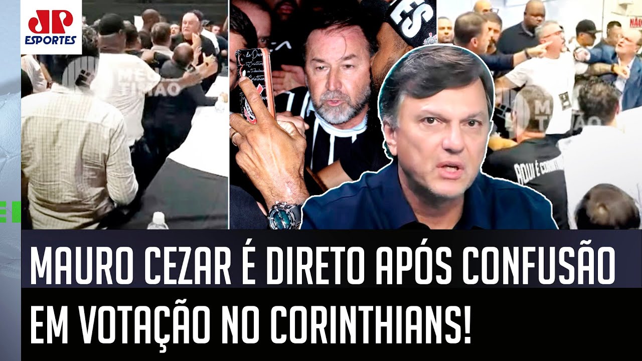 "QUE ESPETÁCULO GROTESCO! ATÉ QUANDO o Corinthians vai ser ASSIM???" Mauro Cezar CRITICA TUMULTO!