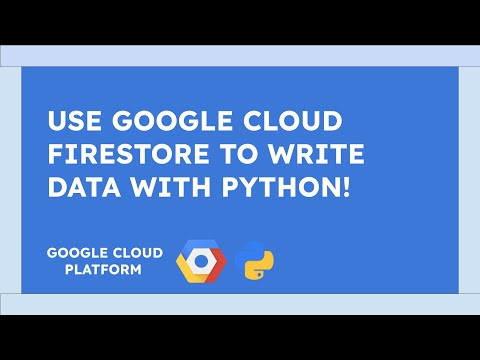 Google Cloud Firestore - NoSQL- add data easily with simple Python code from a VM