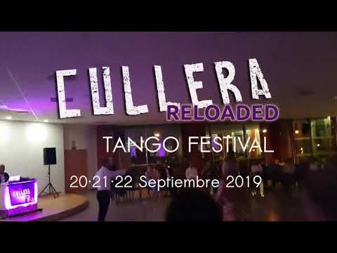  Claudio Gonzalez  and  Julia Hiriart Urruty  are  dancing  to  a  nontraditional song  at  Cullera Tango Festival  in  2019