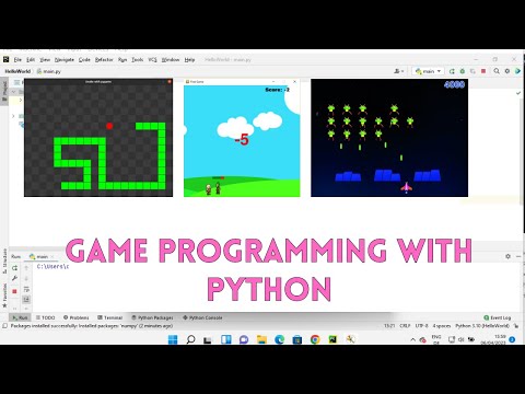 Pygame Tutorial for Beginners Introduction to PyGame Getting Started
