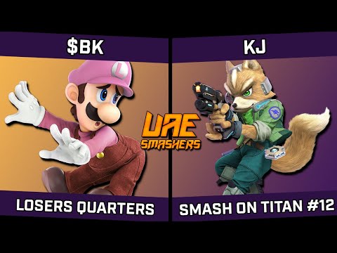 $BK (Luigi) vs KJ (Fox) - Smash on Titan #12
