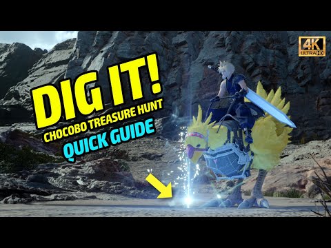 QUICK GUIDE: How to dig treasures with Chocobo in FF7 Rebirth