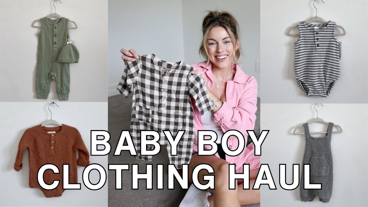 BABY BOY CLOTHING HAUL | QUINCY MAE, CARTERS, RYLEE & CRU, TARGET & MORE...