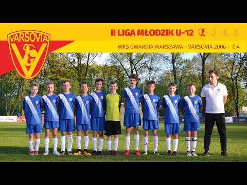 WKS GWARDIA WARSZAWA - VARSOVIA 2006 0:4 - II LIGA MŁODZIK U-12