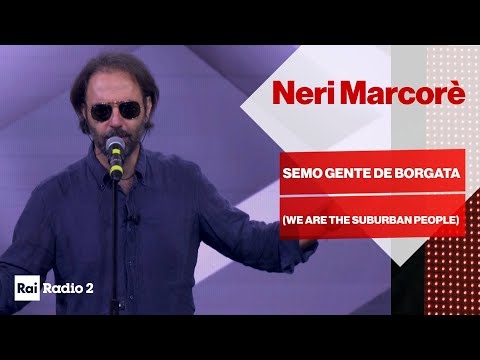 Neri Marcorè in versione internazionale a Radio2 Social Club