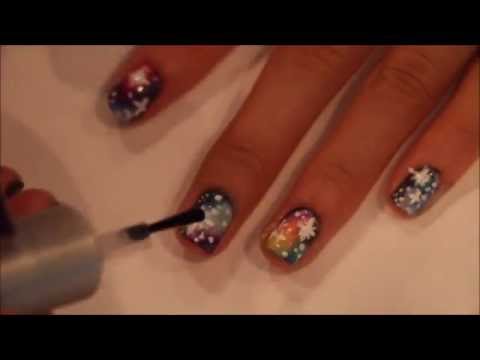 Galaxy Nails Tutorial | IzNails