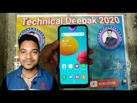 Samsung M01 talk back disable