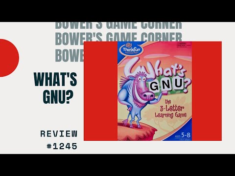 Bower's Game Corner: Whats Gnu Review