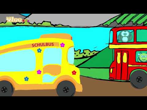 Kolesa avtobusa se vrte - Otroška pesem v slovenščini - Yleekids Slovensko