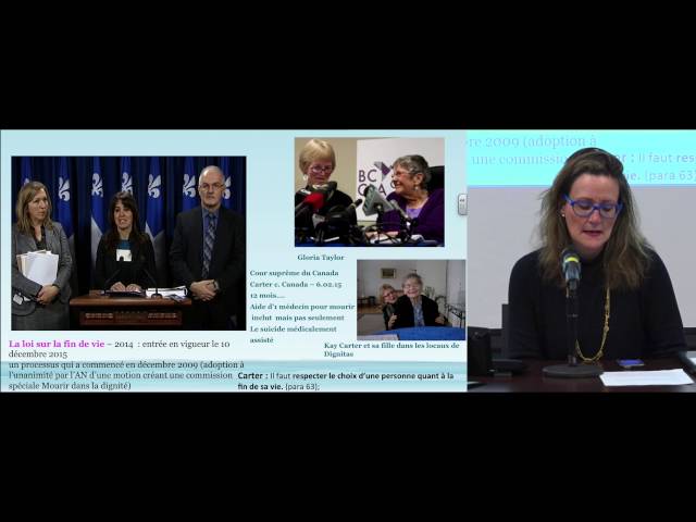 Conférence ISS: «Mourir dans la dignité: La loi 2 sur les soins de fin de vie: quelle sphère d&rsquo;autodétermination pour le patient?»