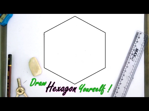 how to draw Hexagon shape.