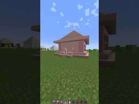 EPIC Minecraft Wooden House Build! #shorts