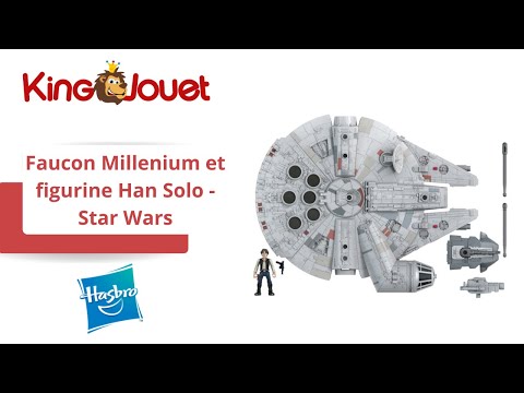 Star wars - vaisseau deluxe faucon millenium et figurine han solo - jouet  star wars - La Poste