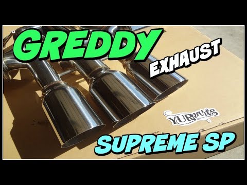 GREDDY 3 TIP SUPREME SP EXHAUST 17-18 CIVIC TYPE-R FK8 UNBOXING