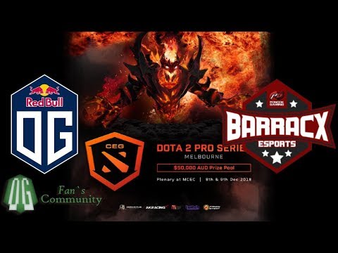 OG vs Barracx - Game 1 - AMD Dota 2 Pro Series 2018 - Main Event