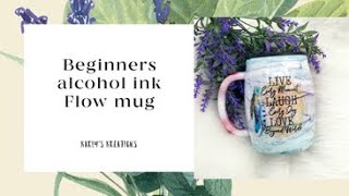 Easy alcohol ink mug