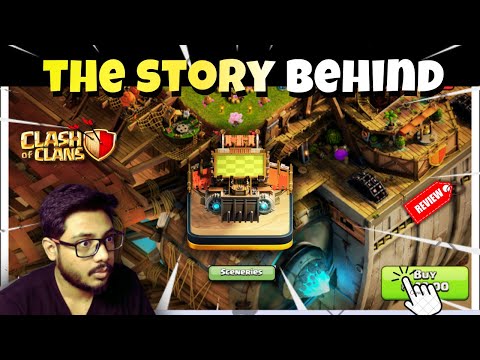 New Wasteland Scenery Review — Full Detail, Easter Eggs. #clashofclans #gladiuscoc