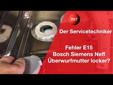 Fehler E15 das Gerät pumpt ständig. Schau nach der Überwurfmutter