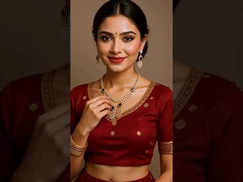 Royal Blue Sapphire & Natural Diamond Bridal Necklace Set in 18K Gold