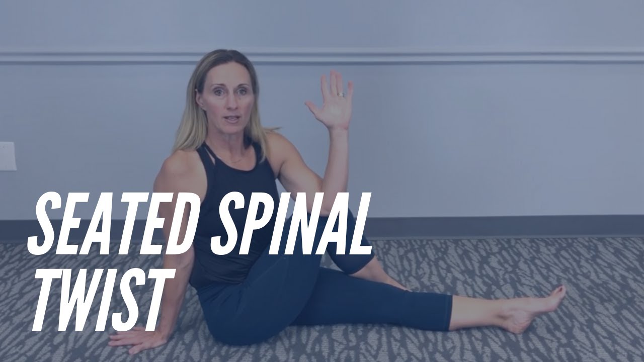 Seated Spinal Twist - CORE Chiropractic Exercises - YouTube