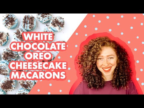 French Macaron Filling Recipe | White Chocolate Oreo Cheesecake | Easy (CAN BE GLUTEN FREE)