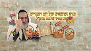 כוחו ועוצמתו של יום הפורים| הרב מאיר שלמה  (הרב מאיר שלמה זצ"ל) - התמונה מוצגת ישירות מתוך אתר האינטרנט יוטיוב. זכויות היוצרים בתמונה שייכות ליוצרה. קישור קרדיט למקור התוכן נמצא בתוך דף הסרטון