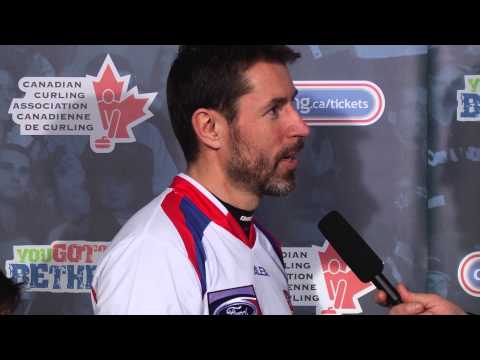 Draw 14 Media Scrum - 2013 Ford World Men's Curling Championship