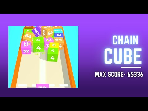 Chain cube : 2048 3D Merge Game | Max score - 65336
