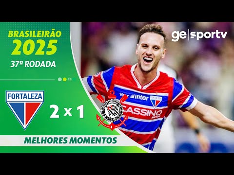 Gols e lances de Fortaleza x Corinthians