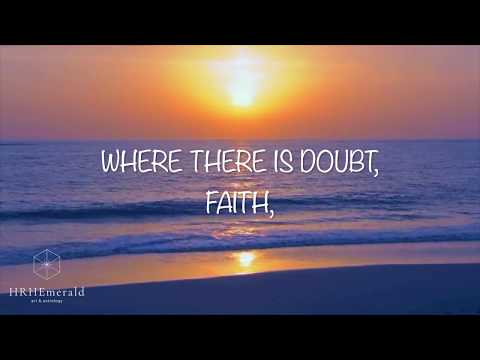 THE SERENITY PRAYER • BEAUTIFUL SUNSET BEACH WAVES • MEDITATION