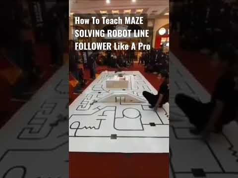 MAZE SOLVING ROBOT LINE FOLLOWER Like A Pro
