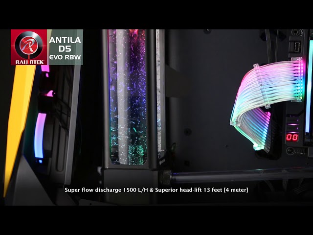 Raijintek Antila D5 EVO RBW Bomba de Água video